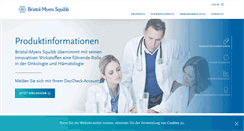 Desktop Screenshot of bms-onkologie.de